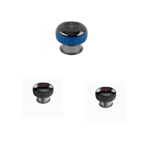 Mandotos electric cupping massage device with vacuum therapy for muscle relief and relaxation, showcasing its sleek design.