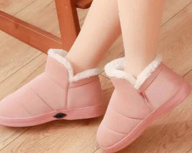 Mandotos electric heated shoes with insulated design and heating elements for warmth and comfort.