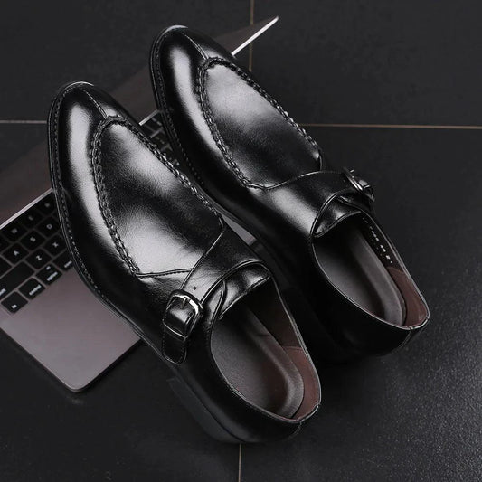 Elegant leather Oxfords by MANDOTOS featuring classic design and polished finish, perfect for formal and stylish occasions.