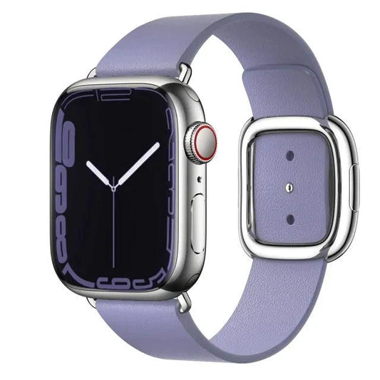 Elegant leather strap by MANDOTOS featuring smooth, high-quality leather and classic design, suitable for watches or accessories.