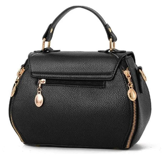 Elegant leather tote bag by MANDOTOS featuring a sleek design and sturdy handles, perfect for everyday use.
