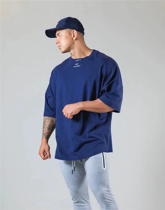 Mandotos Japan UK cotton shirt designed for gym wear, featuring a comfortable fit and stylish print, ideal for active workouts.