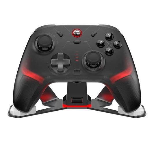 Mandotos GameSir Cyclone 2 wireless Bluetooth controller for Nintendo Switch, iPhone, and Android with Hall Effect joystick.