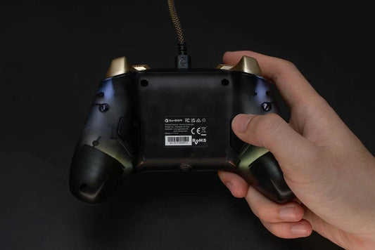 Mandotos GameSir Kaleid Flux Xbox wired controller with Hall Effect joysticks for Xbox Series X, Series S, and Xbox One gaming consoles.