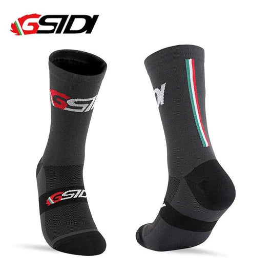 Mandotos Gsidi cycling socks for men and women, high-quality compression sports socks for biking and running.