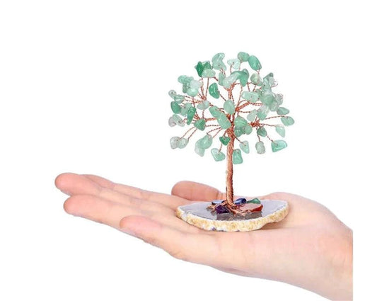 Mandotos Harmony Energy Feng Shui Trees with lush green leaves and natural wood trunks, designed to enhance positive energy and balance.