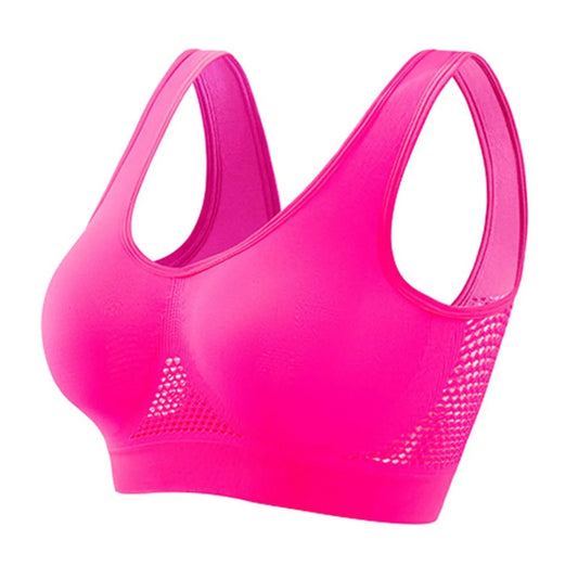 Mandotos high-strength anti-sag sports bra for women, designed for yoga and running, with supportive fit and moisture-wicking fabric.