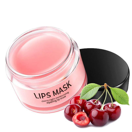Mandotos hydrating overnight lip mask in 20g jar, nourishing lip treatment with a smooth, glossy finish and softening properties.