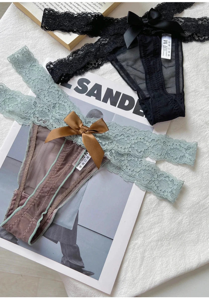 Mandotos Ice Silk women's low waist seamless underwear, quick-drying, breathable, skin-friendly lingerie briefs.
