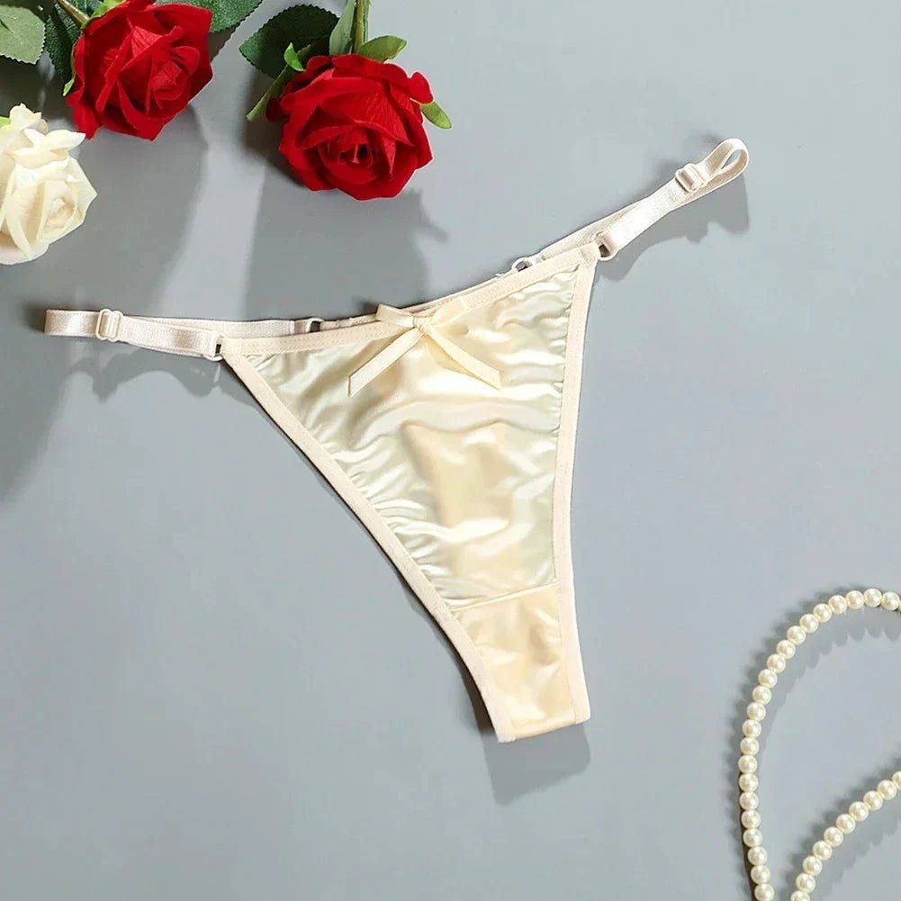Mandotos Ice Silk women's panties, low waist seamless lingerie underwear, quick-drying, breathable, skin-friendly briefs.