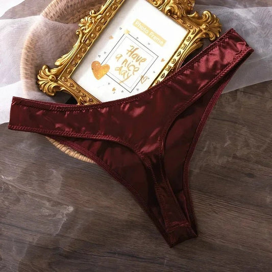 MANDOTOS Ice Silk women's low waist seamless panties, quick-drying, breathable, skin-friendly lingerie underwear.