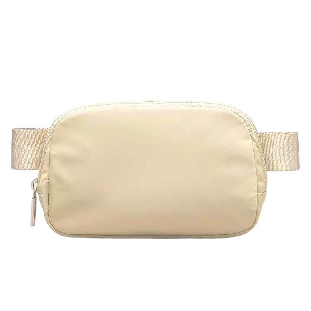 Mandotos International 1L breathable women's fanny pack, ideal for travel and outdoor activities, with adjustable strap and compact design.