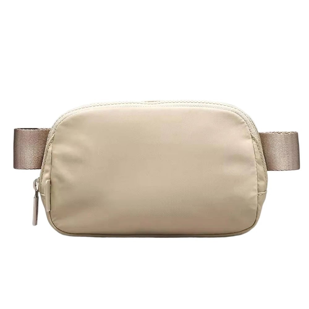 Mandotos International 1L breathable women's fanny pack, ideal for travel and outdoor activities, with adjustable strap and compact design.
