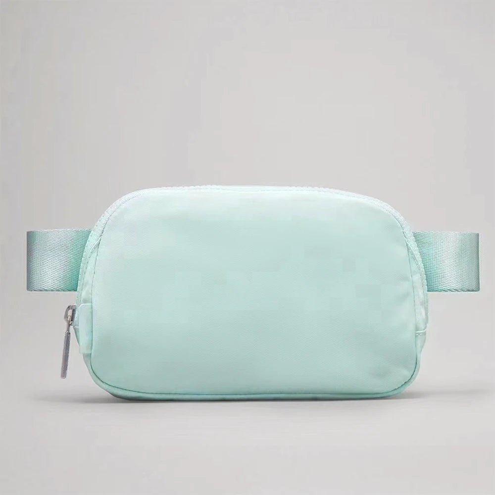 Mandotos International 1L breathable women's fanny pack for travel and outdoor activities in US warehouse, lightweight and practical.