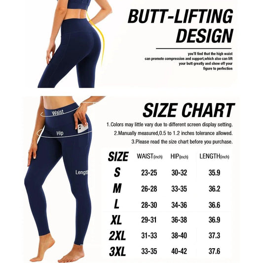 Plus size Mandotos International women's yoga pants with pockets, high waist, elastic fit, solid color, gym leggings for running and fitness.