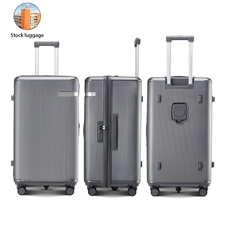 Mandotos International 2026 3-piece waterproof lightweight hard shell luggage set for business travel with durable suitcases