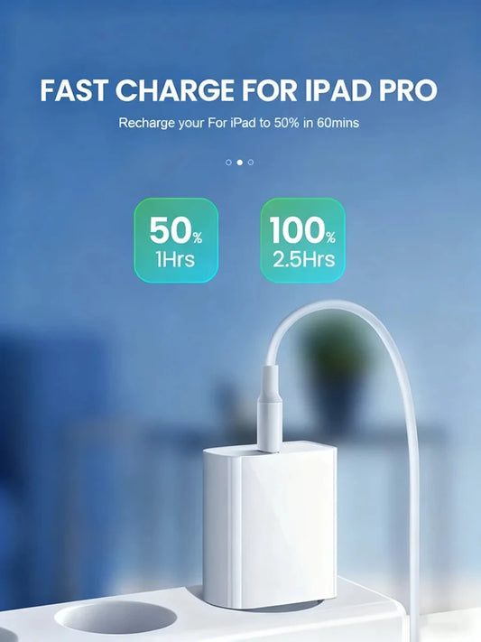 Mandotos International 40W PD fast charger for iPhone 11-16 Pro Max and iPad Air with USB-C and Quick Charge technology.