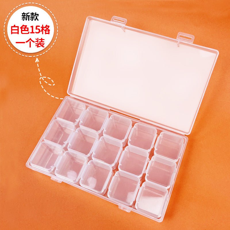 Mandotos International anti-oxidation multi-compartment jewelry storage box with organized compartments for jewelry storage.