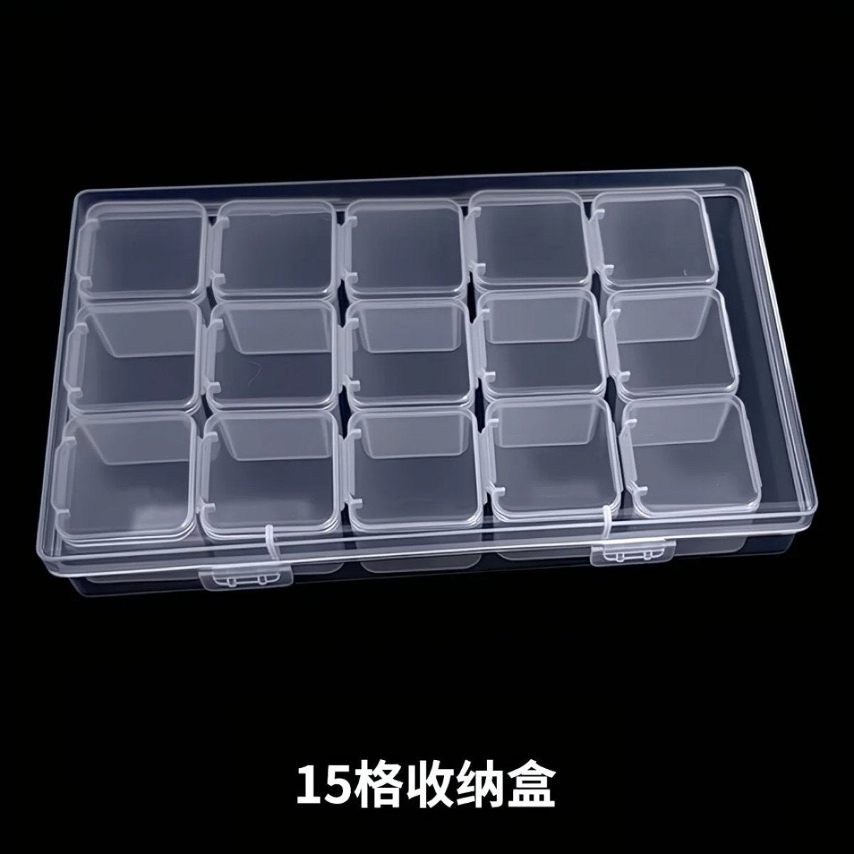 Mandotos International anti-oxidation multi-compartment jewelry storage box with organized sections for necklaces, rings, and earrings.
