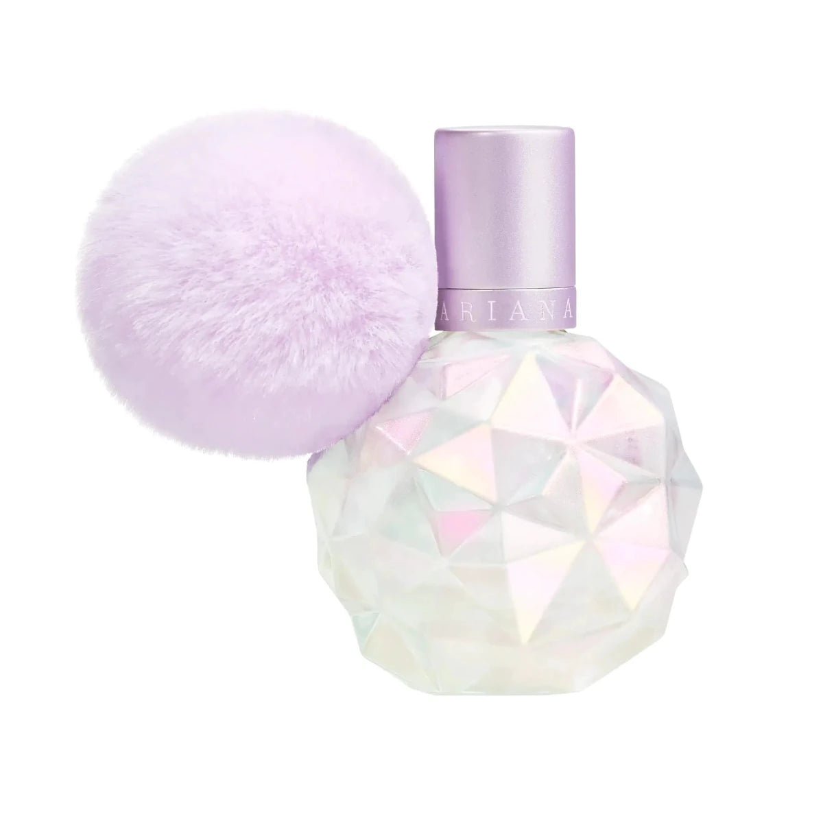Ariana Grande Moonlight Floral Essence perfume bottle from Mandotos International, showcasing floral design and elegant packaging.