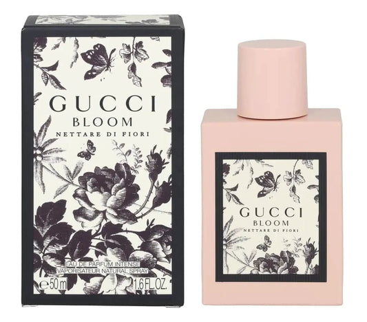 Gucci Bloom Nettare Women's Intense Eau de Parfum 1.7 oz bottle, elegant floral fragrance for women.