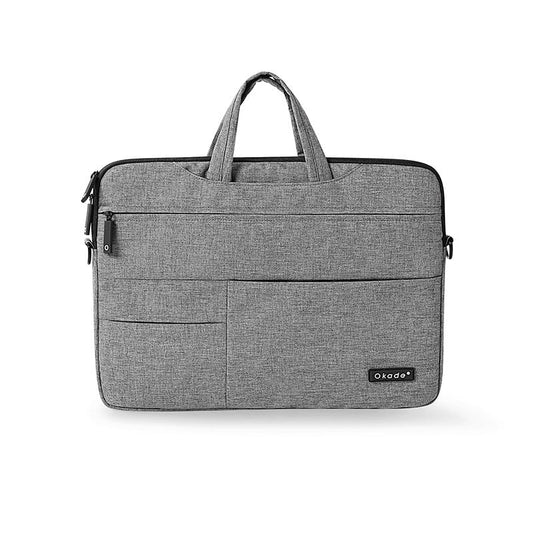 Mandotos International Okade waterproof shockproof shoulder bag for 11-15 inch MacBook Pro and Air, slim and lightweight design.