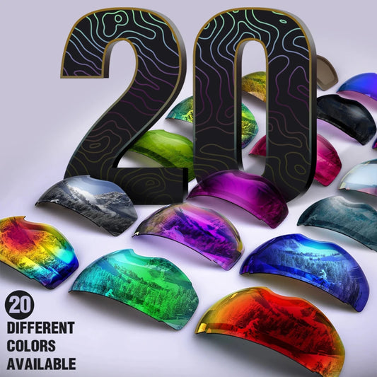 OutdoorMaster ski goggles with full-coated spherical lenses by MANDOTOS INTERNATIONAL, featuring clear, wide-vision design for winter sports