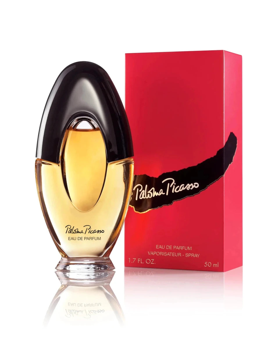 Mandotos International Picasso Femme Eau de Parfum 1.7 oz bottle with bergamot and amber notes.