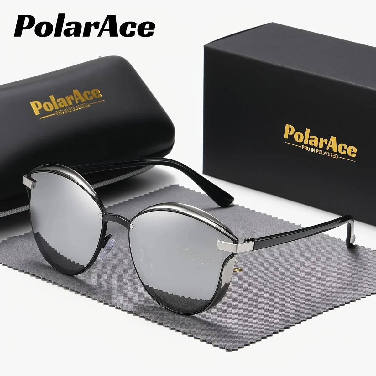 Polarized fit-over sunglasses for women with thin temples and anti-glare lenses, ideal for driving by MANDOTOS INTERNATIONAL.