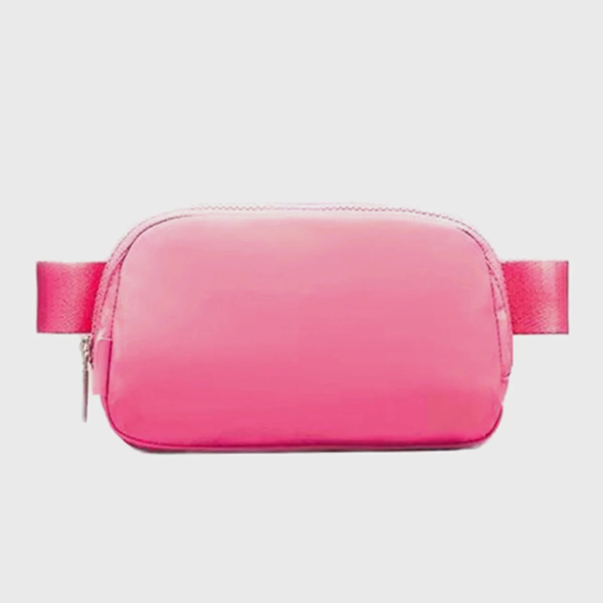 Mandotos International lightweight women’s waist bag for running and travel, shown in black with adjustable strap, suitable for active use.