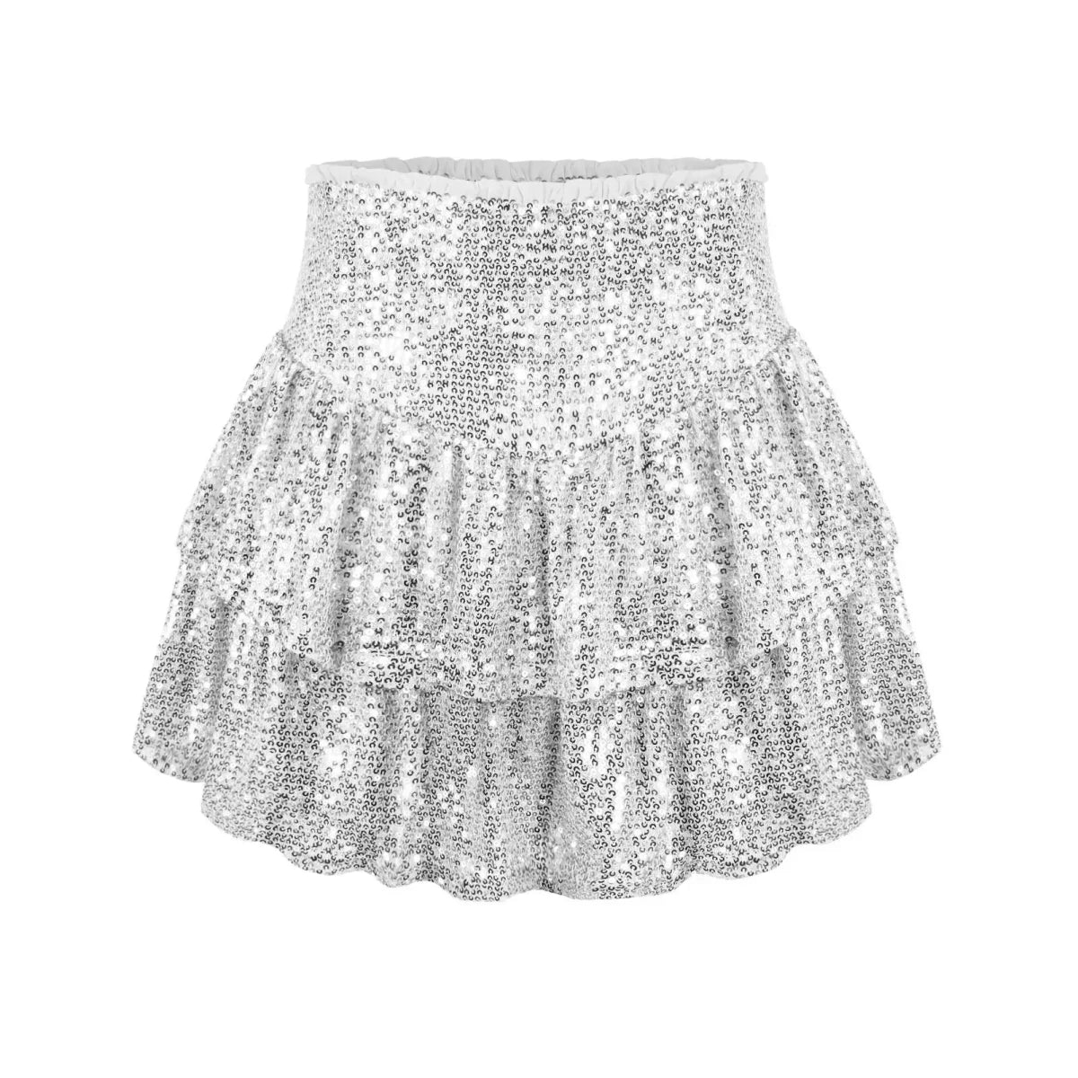 African high waist sequin mini skirt by MANDOTOS INTERNATIONAL, featuring vibrant dashiki design and summer-ready style for women.