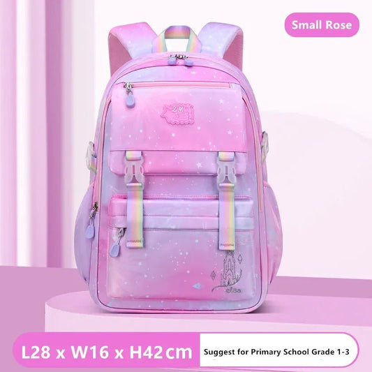 Stylish waterproof nylon backpack by Mandotos International, suitable for travel, school, and sports, unisex design.