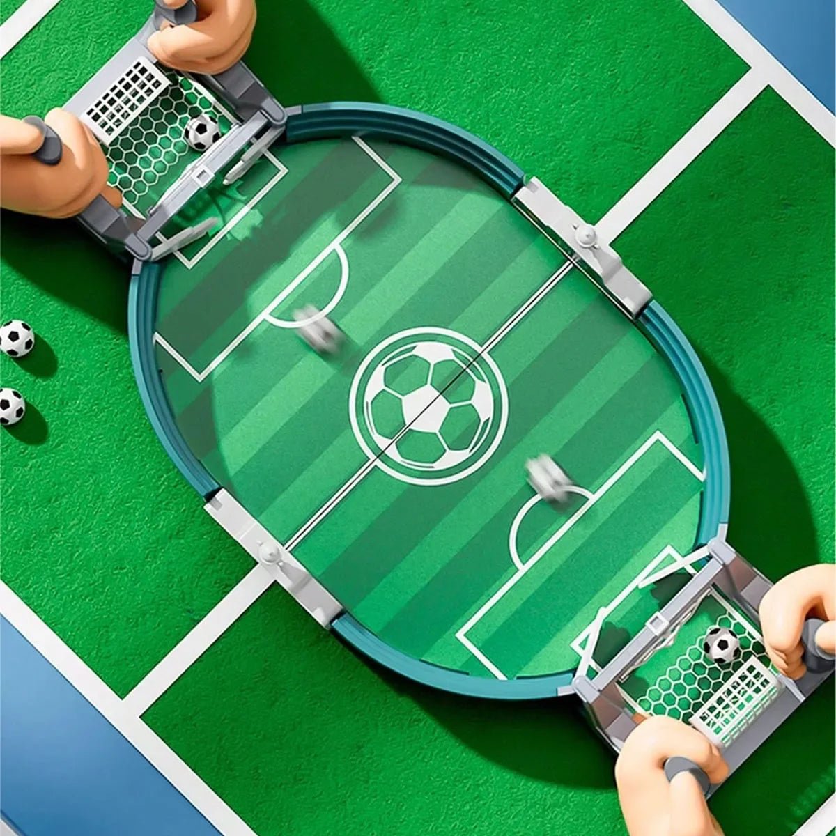 Mandotos International table football game with two-player tabletop soccer game for parent-child interactive fun.