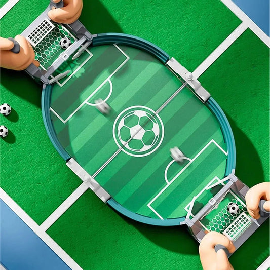 Mandotos International table football game with two-player tabletop soccer game for parent-child interactive fun.