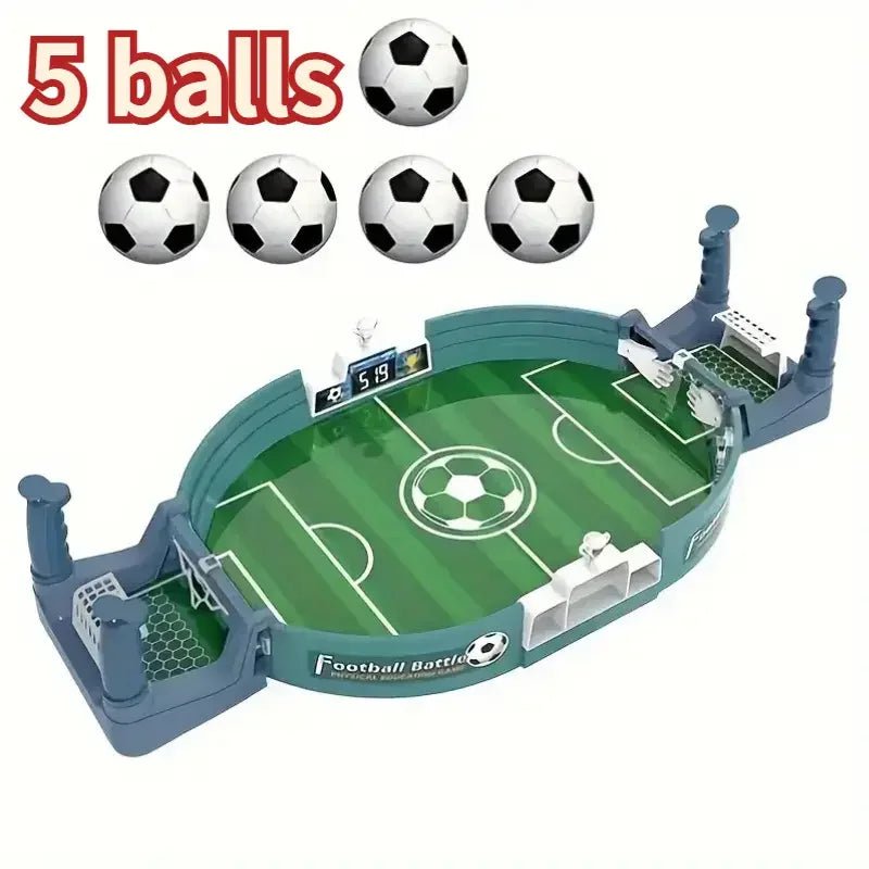 Mandotos International tabletop football game with two-player soccer table, perfect for family and interactive parent-child play.
