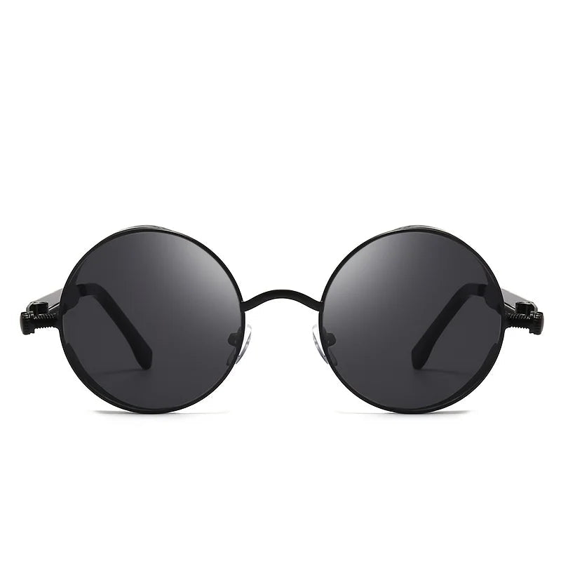 Vintage punk street style sunglasses by MANDOTOS INTERNATIONAL, windproof unisex hip hop eyewear with bold, personality-filled design.