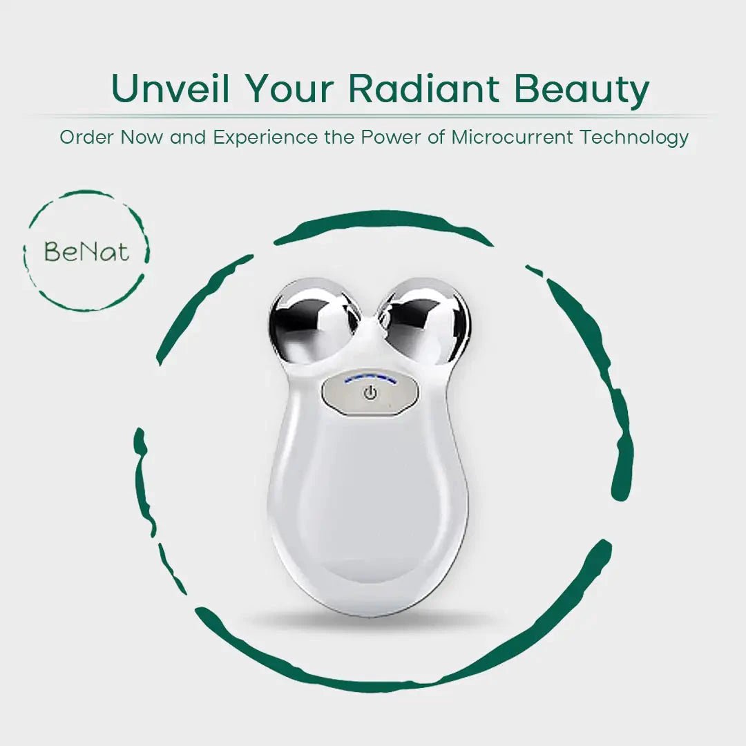 Mandotos International YouthBoost Microcurrent Facial Toner bottle with pump and label, skincare product for youthful skin.