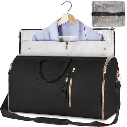 Mandotos Ladies' Spacious Journey Duffle bag with multiple compartments and sturdy handles, ideal for travel and weekends.