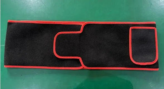 Mandotos LED Infrared Belt Therapy Device showing a flexible belt with LED lights for pain relief and muscle therapy.