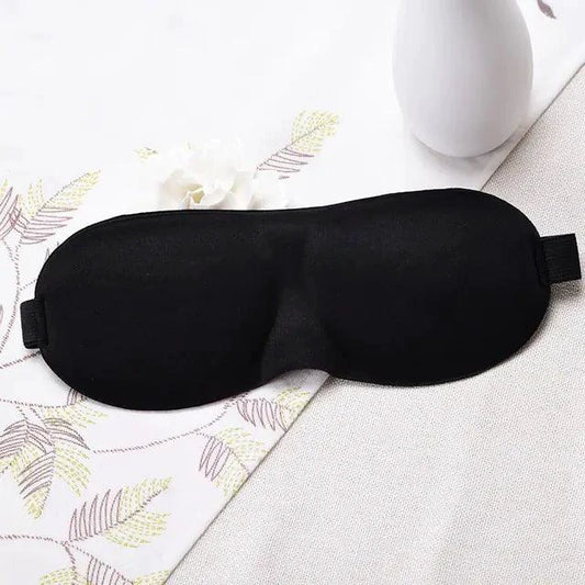 Mandotos luxury silk memory foam sleep mask with soft, smooth silk covering and contoured design for comfortable overnight rest.