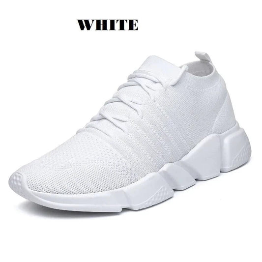 Mandotos men's cushioned running shoes with breathable mesh upper and supportive sole for comfort and performance.