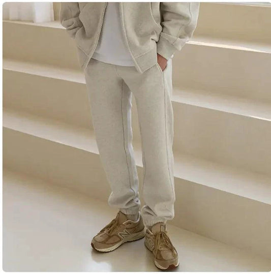 Men's hooded sports sweatshirt by MANDOTOS, featuring a comfortable fit and casual style, shown in a front view.
