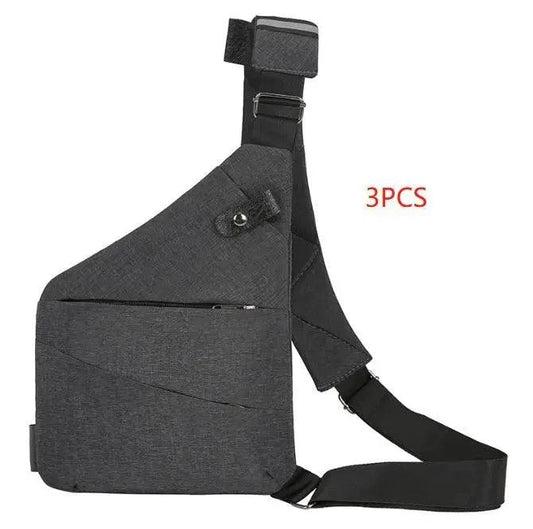 Mandotos men's multifunctional shoulder bag with sports chest pack design, for outdoor and casual use.