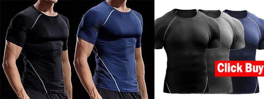 Men's black quick-drying running shorts by MANDOTOS, double-layer design, suitable for fitness, sport, and workout training.