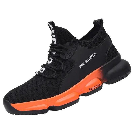 Mandotos men's steel toe safety shoes designed for demanding work environments with durable protective construction.