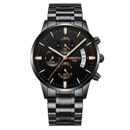 Men's stylish MANDOTOS wristwatch with a sleek dial and metal band from the Stylish Timepiece Collection.