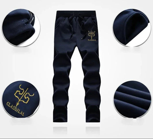 Mandotos men's winter sports set, stylish and warm 2-piece outdoor adventure ensemble with insulated jackets and pants.