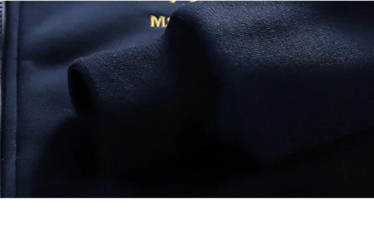 Mandotos men's winter sports set featuring a stylish, warm 2-piece outdoor adventure ensemble with jacket and pants.