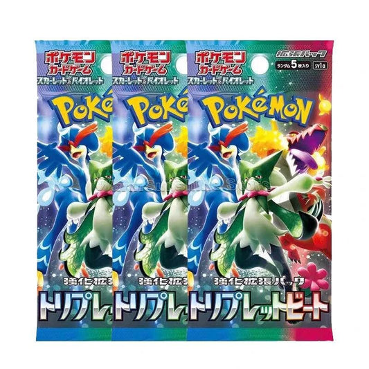 Mandotos Original Pokémon Card Game PTCG Japanese Edition single pack with SV1V, SV1A, SV2D, SV2P, 151, SV3, SV3A Bale Off cards