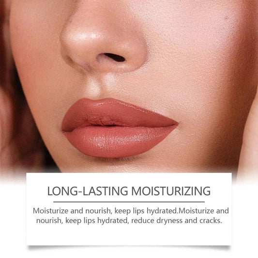 Mandotos peeling lip gloss and waterproof lip liner with matte finish, hydrating, long-lasting, and peel-off tattoo lip makeup.